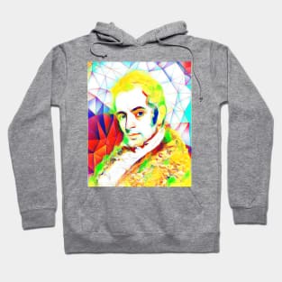 Washington Irving Colourful Portrait | Washington Irving Artwork 10 Hoodie